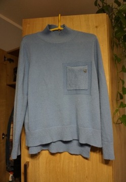 Sweter niebieski m l 38