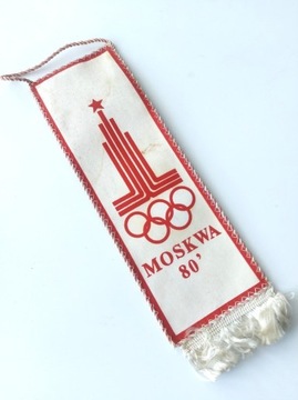 Proporczyk Olimpiada Moskwa 1980 Ogniwo Koszalin