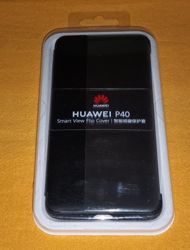 Etui Huawei P40 Smart View Flip Cover Czarne