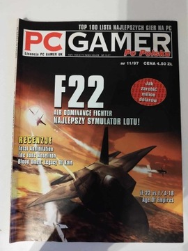 Pc Gamer po Polsku 11/97 bez CD