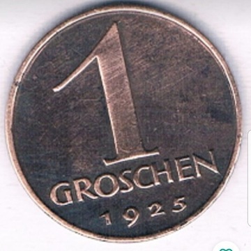 AUSTRIA  1925 1 GROSZ