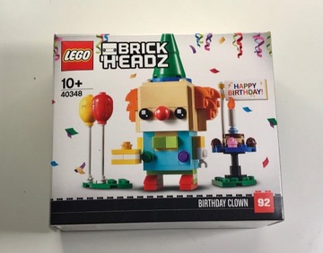 Lego 40348 BrickHeadz Klaun urodzinowego przyjęcia