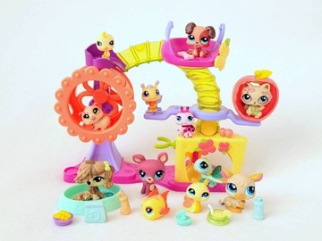 LPS Littlest Pet Shop ZESTAW 12 figurek + DOMEK