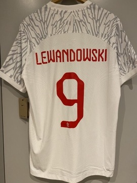 Koszulka Nike Polska 2022 #9 LEWANDOWSKI rozmiar L