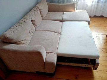 kanapa narożna/sofa 3 osobowa rozkładana 