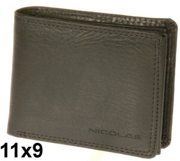 portfel NICOLAS 52-5319 kolor czarny