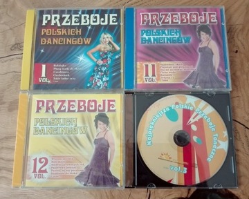 Zestaw płyt 4xCD Przeboje polskich dancingów