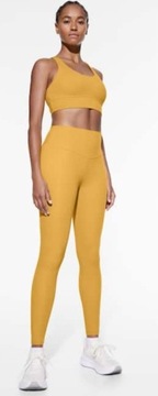 LEGGINGS legginsy sportowe OYSHO rozm S żółte Nowy