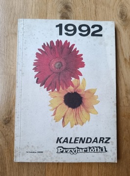 Kalendarz Przyjaciółki rok 1992 