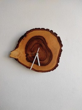 Zegar 20 cm drewna dębu 