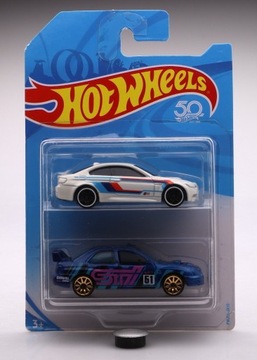 2-Pak BMW SUBARU Hot Wheels 1:64