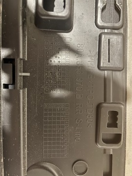 Boczne listwy do drzwi Audi Q5 2018r. 