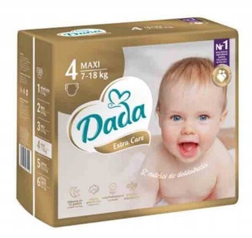 Pieluszki Dada Extra Care rozmiar 4 7-16 kg 33 szt