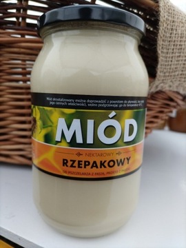 Miód Rzepakowy 1,2kg - 2023