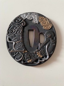 TSUBA MIECZ KATANA 