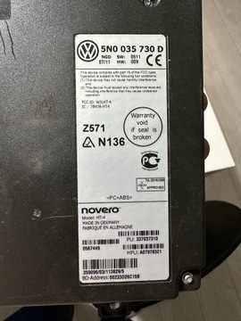 Moduł bluetooth VW SKODA 5N0 035 730 D 