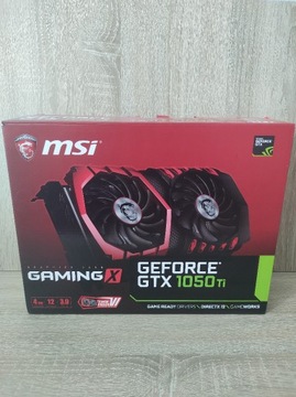 MSI GeForce GTX 1050Ti Gaming X 4GB 3.0 PCIE