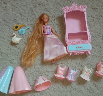 Lalka Barbie Mini Kingdom Mini Barbie Rapunzel 