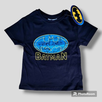 Koszulka T-shirt chłopięcy Batman czarna rozm. 122