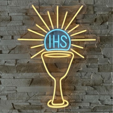 Neon led, kielich, ihs