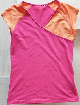 Koszulka sportowa różowo pomarańczowa Reserved M