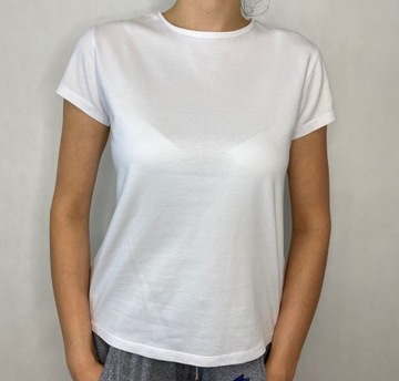 Koszulka biała 100% bawełna S