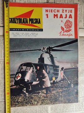 Śmigłowiec S-2 1963 PRL lotnictwo Skrzydlat Polska
