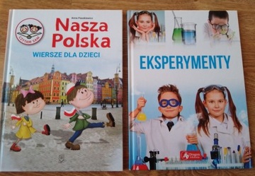 ZESTAW 2 KSIĄŻEK NASZA POLSKA EKSPERYMENTY