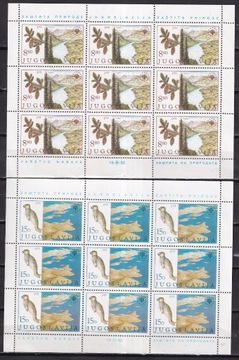 Jugosławia 1982** Mi.1943-44 arkusze kat.9€