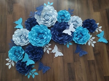 Kwiaty z papieru 3D Chanel