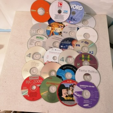 Płyty CD-ROM  DVD różne   - 27 sztuk 