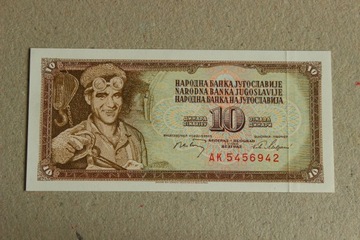 Jugosławia - 10 Dinarów 1968r. - St.1 - #10