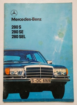 Mercedes Benz 280 S, 280 SE, 280 SEL folder