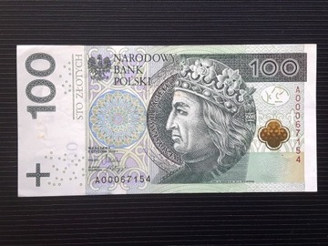 100 złotych 2012 AO0067154