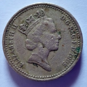 Moneta One Pound 1995r.