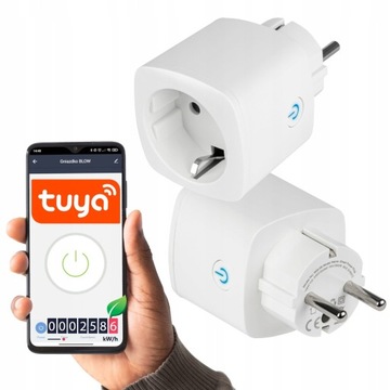 INTELIGENTNE GNIAZDKO WIFI SMART TUYA + WATOMIERZ