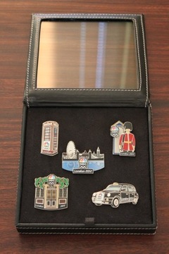 NBC Media Pins for London 2012 Olympics