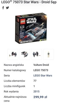 LEGO, Star Wars 75073, Droid Sęp