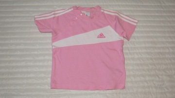  Adidas T-shirt bluzeczka roz. 9-12m-cy