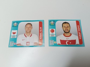 Panini Uefa Euro2020 naklejki Glik Yazici