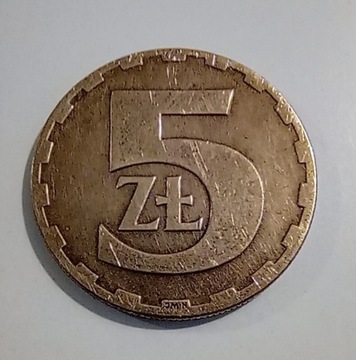 Numizmatyka Moneta 5 zł/1977