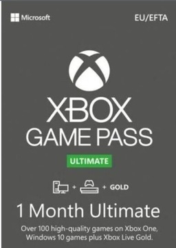 Xbox gamepass Ultimate 1 miesiąc