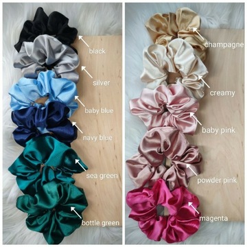 Gumka Scrunchie do włosów MIDI