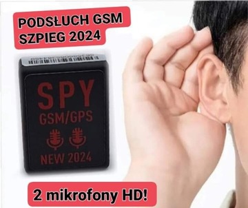 PODSŁUCH GSM 2024 + GPS + VOX +2 MIKROFONY OKAZJA 