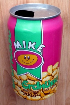 Puszka po orzeszkach MIKE 330ml lata 90-te