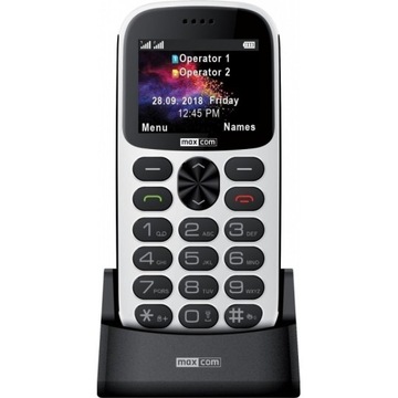 Telefon komórkowy Maxcom MM720 4 MB biały