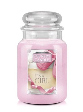 Świeca Country Candle It's a girl Babyshower