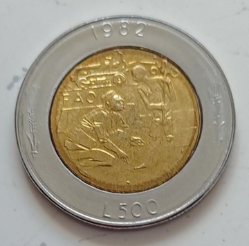 San Marino - 500 lira - 1982r. 