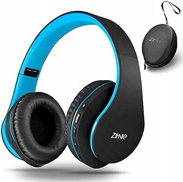 Słuchawki bezprzewodowe niebieskie ZIHNIC WH-816