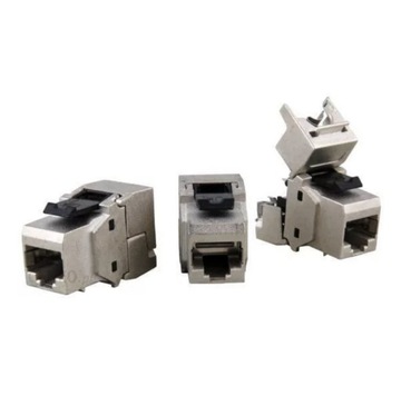 Samozaciskowy moduł Keystone Cat6a STP RJ45 